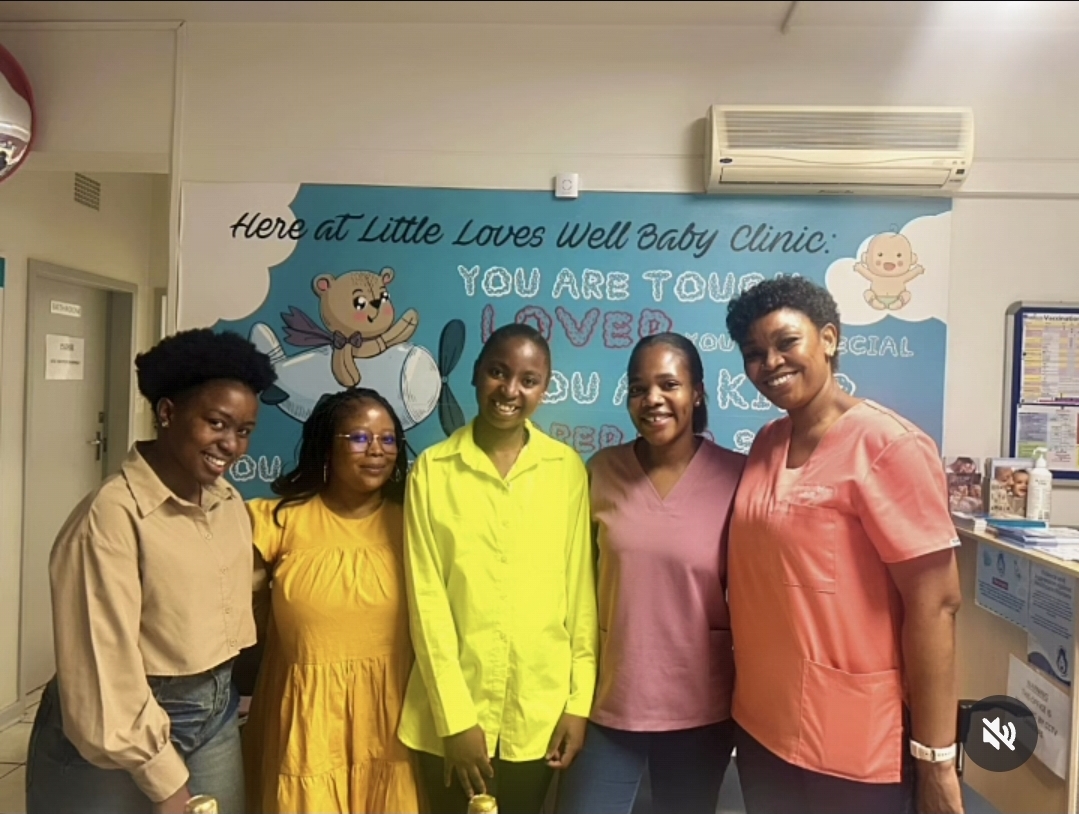 Ikhaya leMbeleko team of five caring women at the clinic